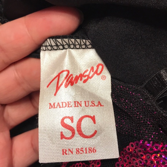 Custom Pink & Sliver Sparkling Dancing Costume - Picture 7 of 8